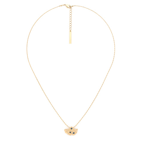 Franck Herval - JINKA simple ginkgo leaf pendant necklace