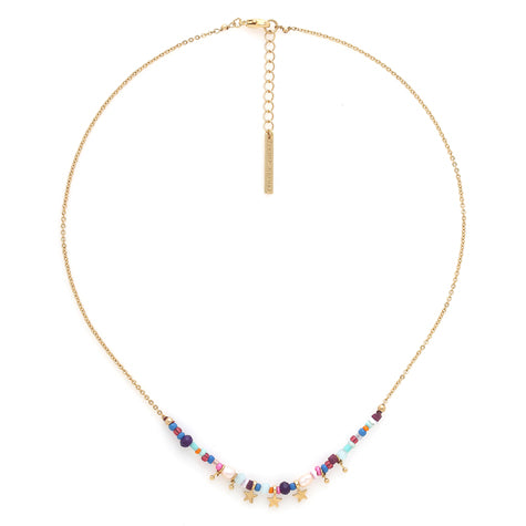 Franck Herval - JOY 3-stars thin necklace