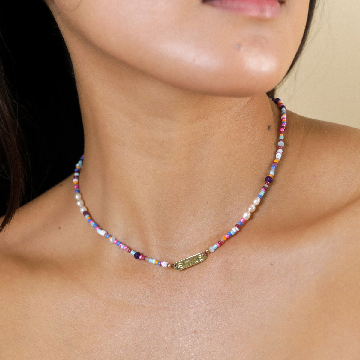 Franck Herval - JOY SMILE short necklace