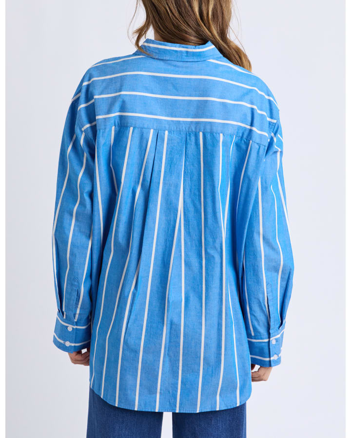 Elm - Mia Striped Shirt - Royal Blue