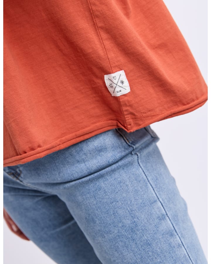 Elm - Anya Long Sleeve Tee -  Earth