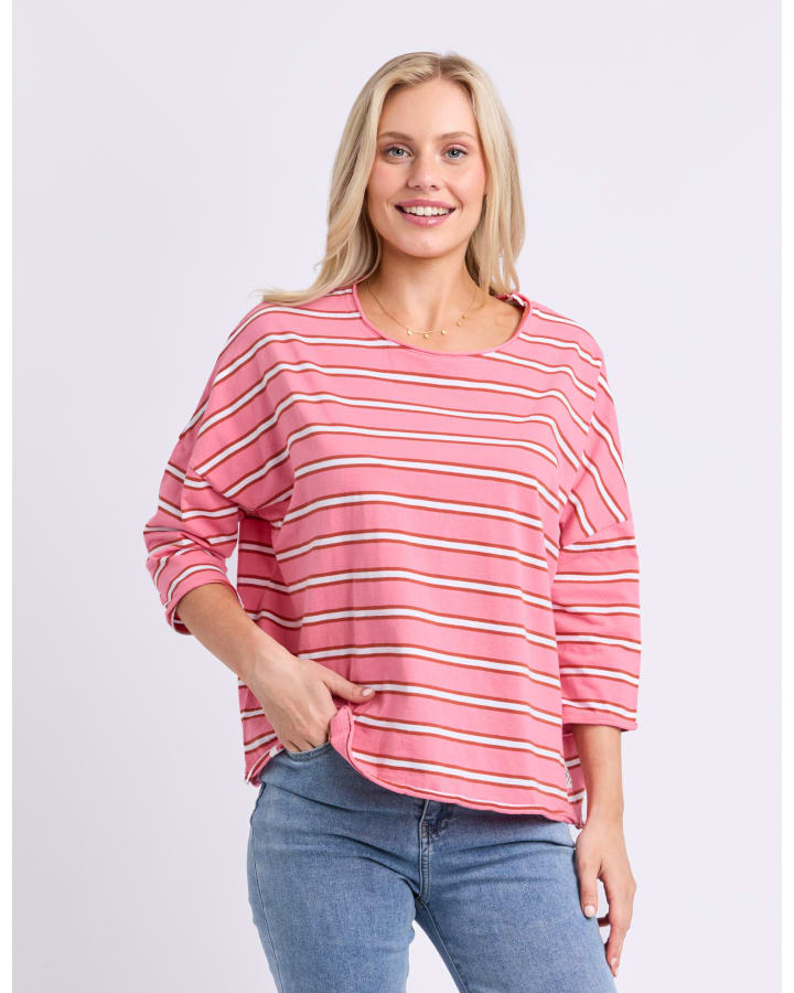 Elm - Anya Long Sleeve Tee -  Pink Lemonade