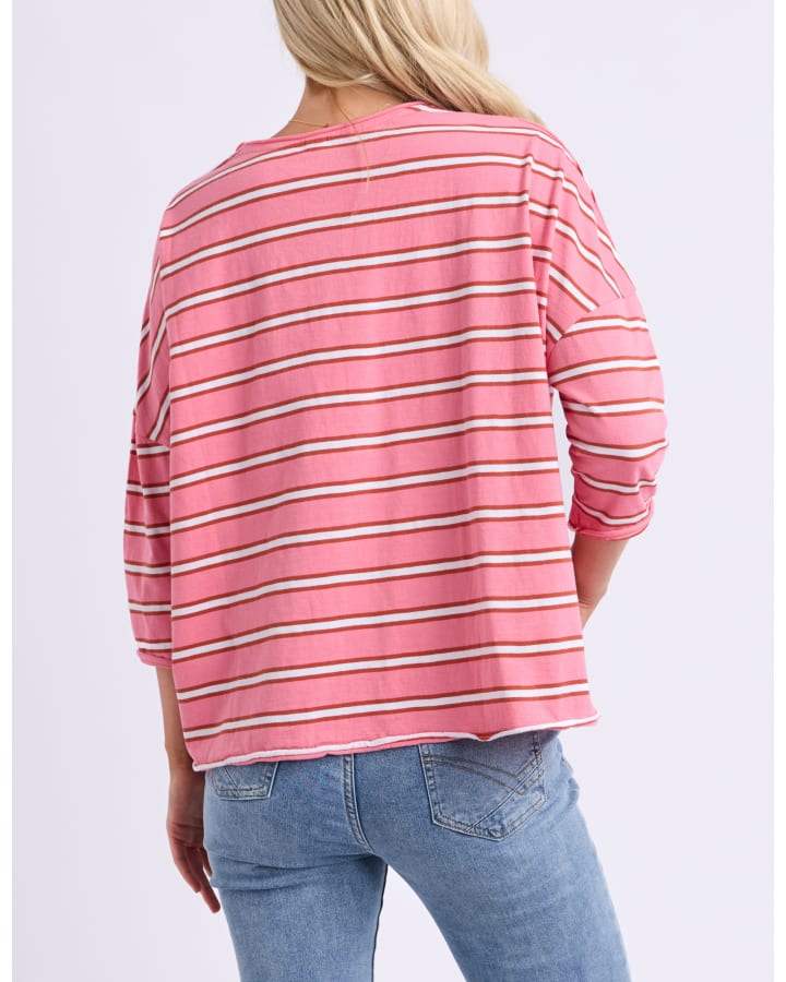 Elm - Anya Long Sleeve Tee -  Pink Lemonade