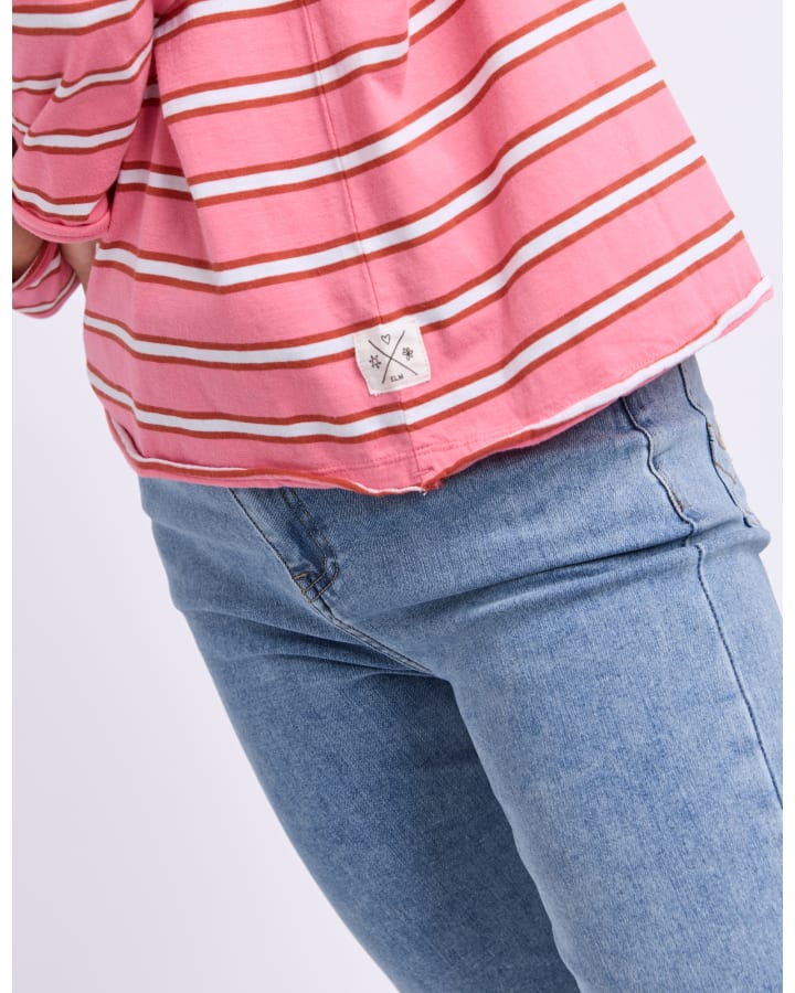 Elm - Anya Long Sleeve Tee -  Pink Lemonade