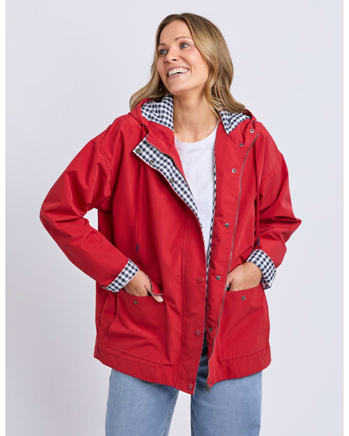 Elm - Chelsea Rain Coat Cranberry