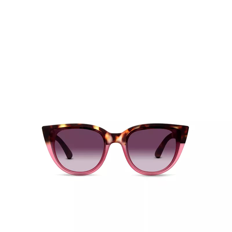Okkia  - SILVIA Cat Eye Sunglasses - Havana Pink