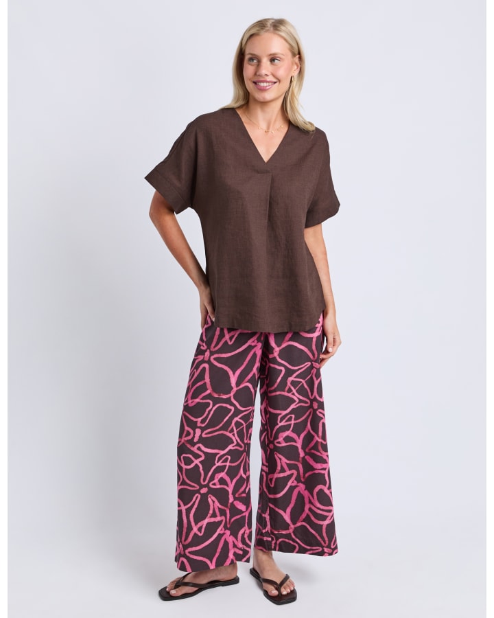 Elm - Wanda Top - Chocolate