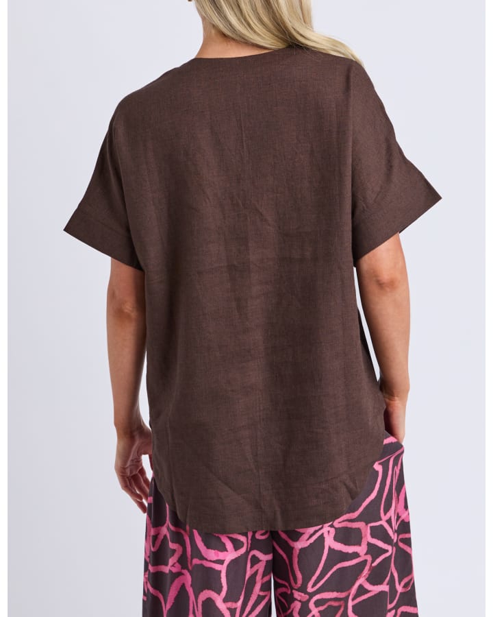 Elm - Wanda Top - Chocolate