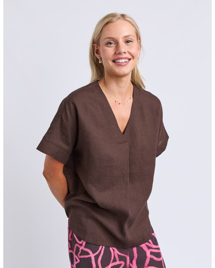 Elm - Wanda Top - Chocolate