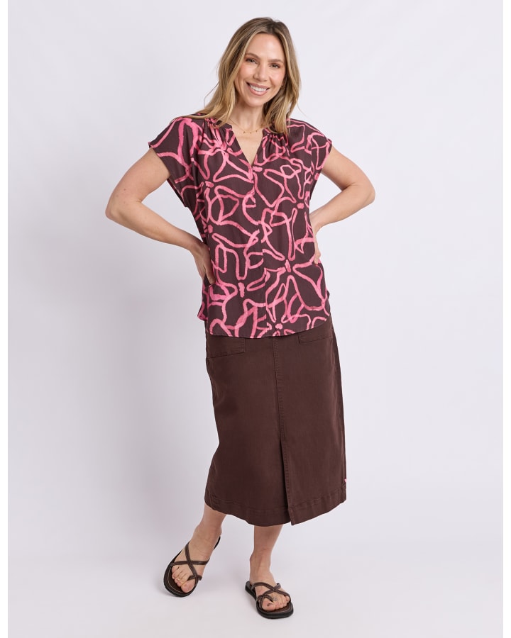 Elm - Palma Top - Chocolate
