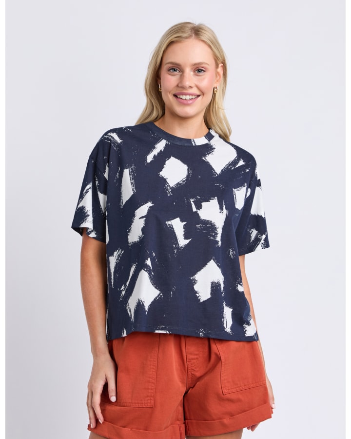 Elm - Klee Tee - Navy White