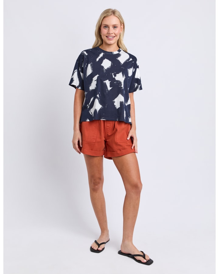 Elm - Klee Tee - Navy White