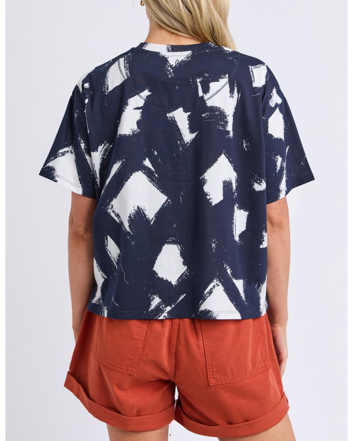 Elm - Klee Tee - Navy White