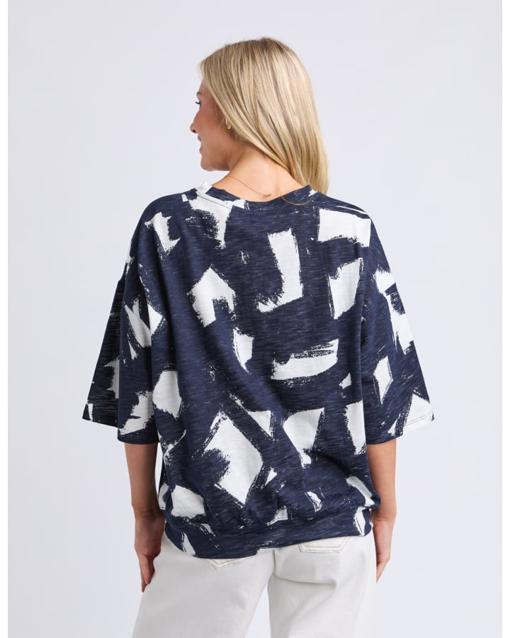 Elm - Klee Sweat - Navy White