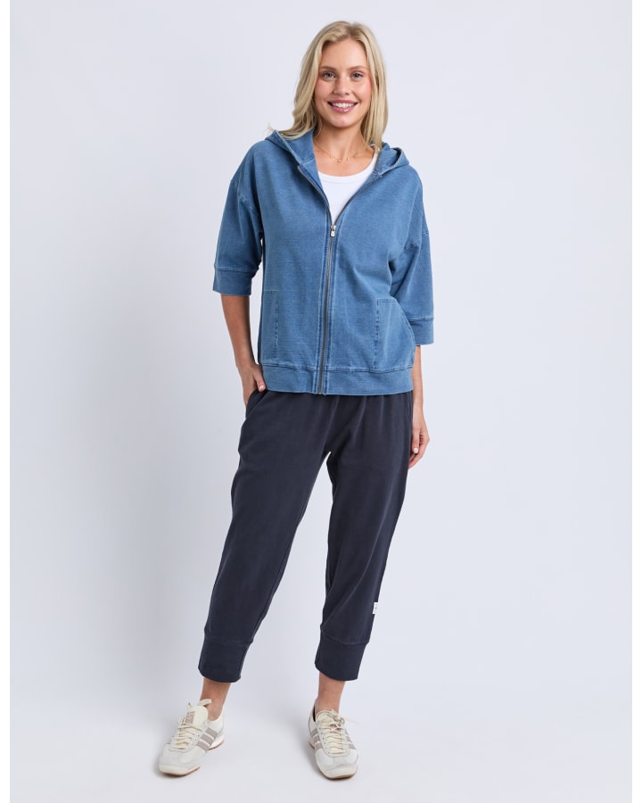 Elm - Tessa Denim Look Hoodie