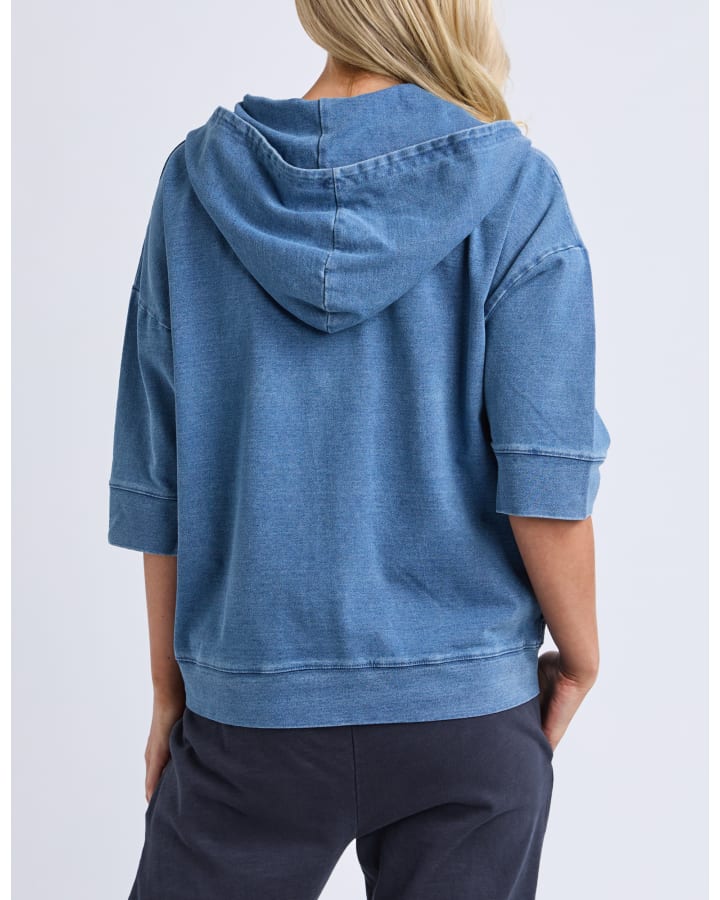 Elm - Tessa Denim Look Hoodie