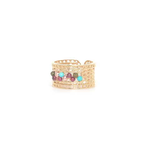 Franck Herval - CASSANDRA woven adjustable ring