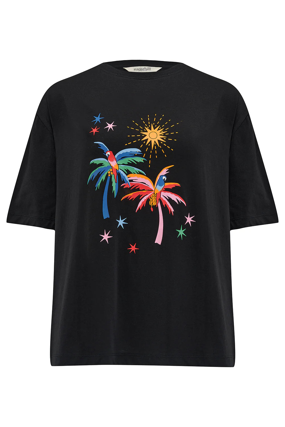 Sugarhill - Kinsley Relaxed T-shirt - Palms &amp; Sunshine
