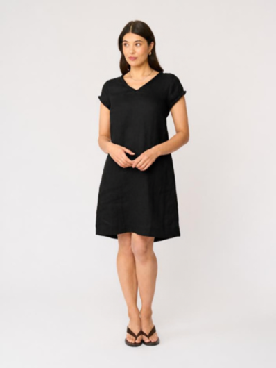 FOIL - V Festival Dress - Black