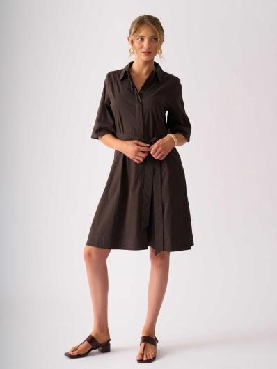 FOIL - Stitch Savy Dress - Sable