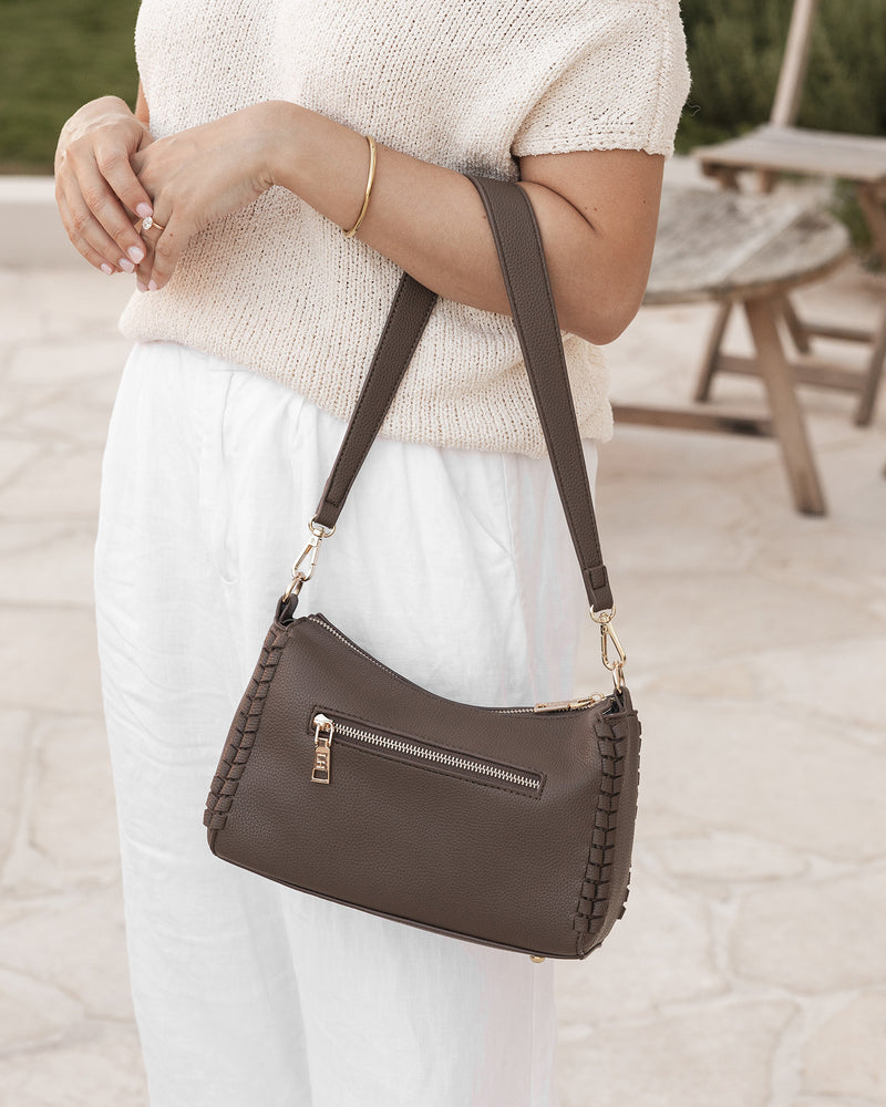 Louenhide - Dana Shoulder Bag  - Mocha
