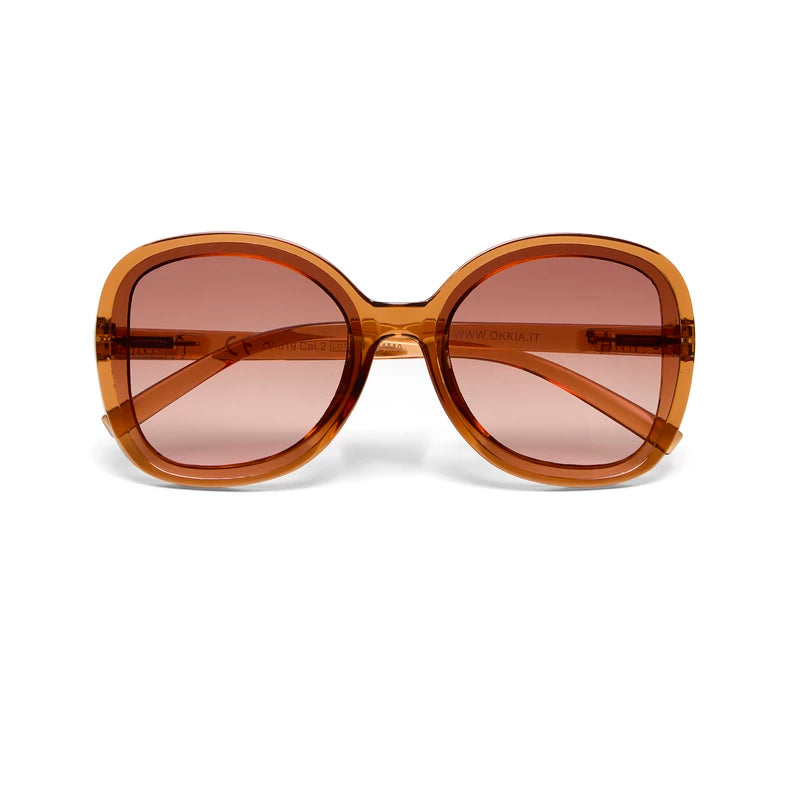 Okkia  - ANNA Butterfly Sunglasses - Brown