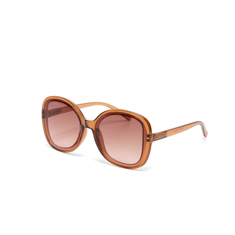 Okkia  - ANNA Butterfly Sunglasses - Brown