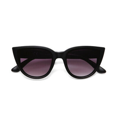 Okkia  - SILVIA Cat Eye Sunglasses - BLACK