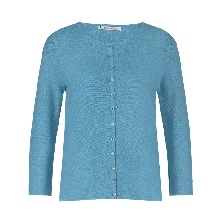 Mansted - Monsoon Eco Cardigan - Turquoise