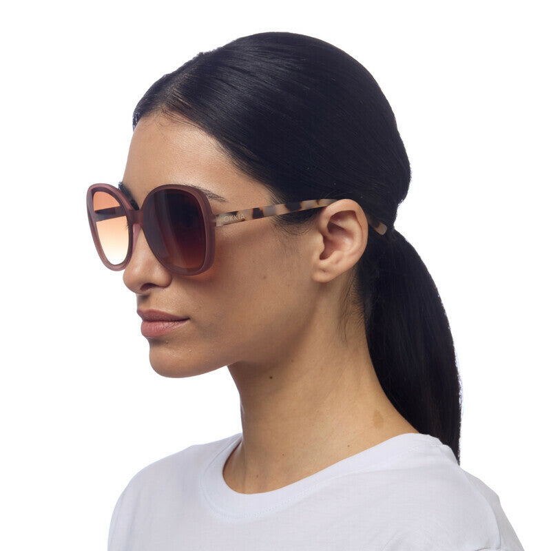Okkia  - ANNA  Sunglasses - Soft Pink Havana