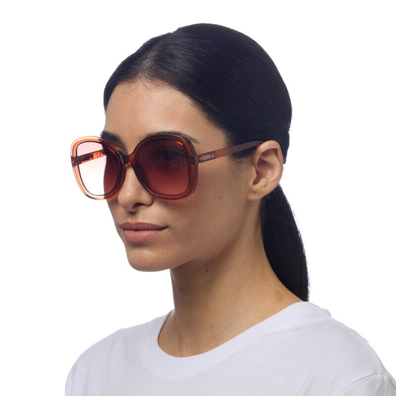 Okkia  - ANNA Sunglasses - Transparency Brown