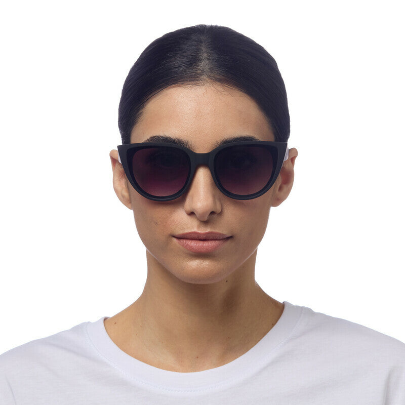 Okkia  - SILVIA Cat Eye Sunglasses - BLACK
