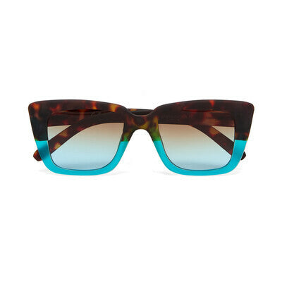 Okkia  - ELBA Sunglasses - Havana and blue