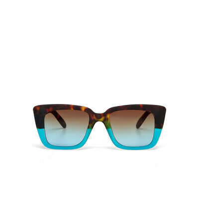 Okkia  - ELBA Sunglasses - Havana and blue
