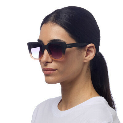 Okkia  - ELBA Sunglasses - Black Shaded Rose