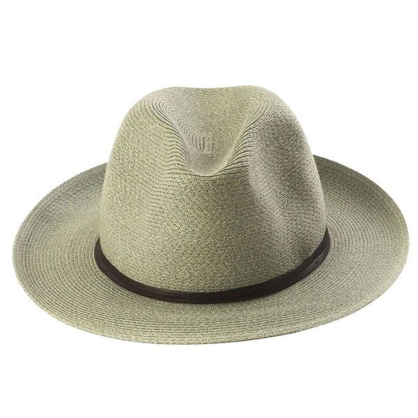 Borsalino hat leather strap - Almond