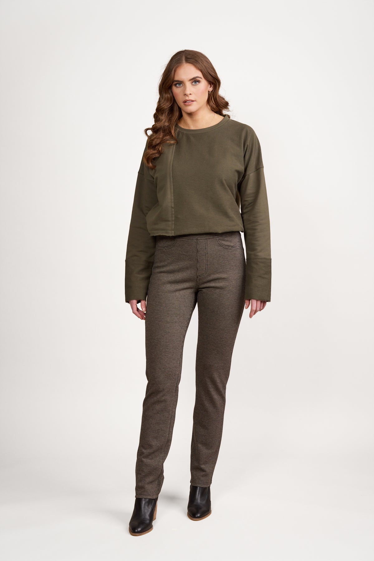 Vassalli -  Ponti Slim Leg Pant with Fly - Harlow