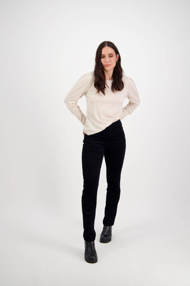 Vassalli -  Bay Cord - Pull on - Midnight