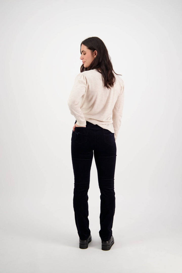 Vassalli -  Bay Cord - Pull on - Midnight