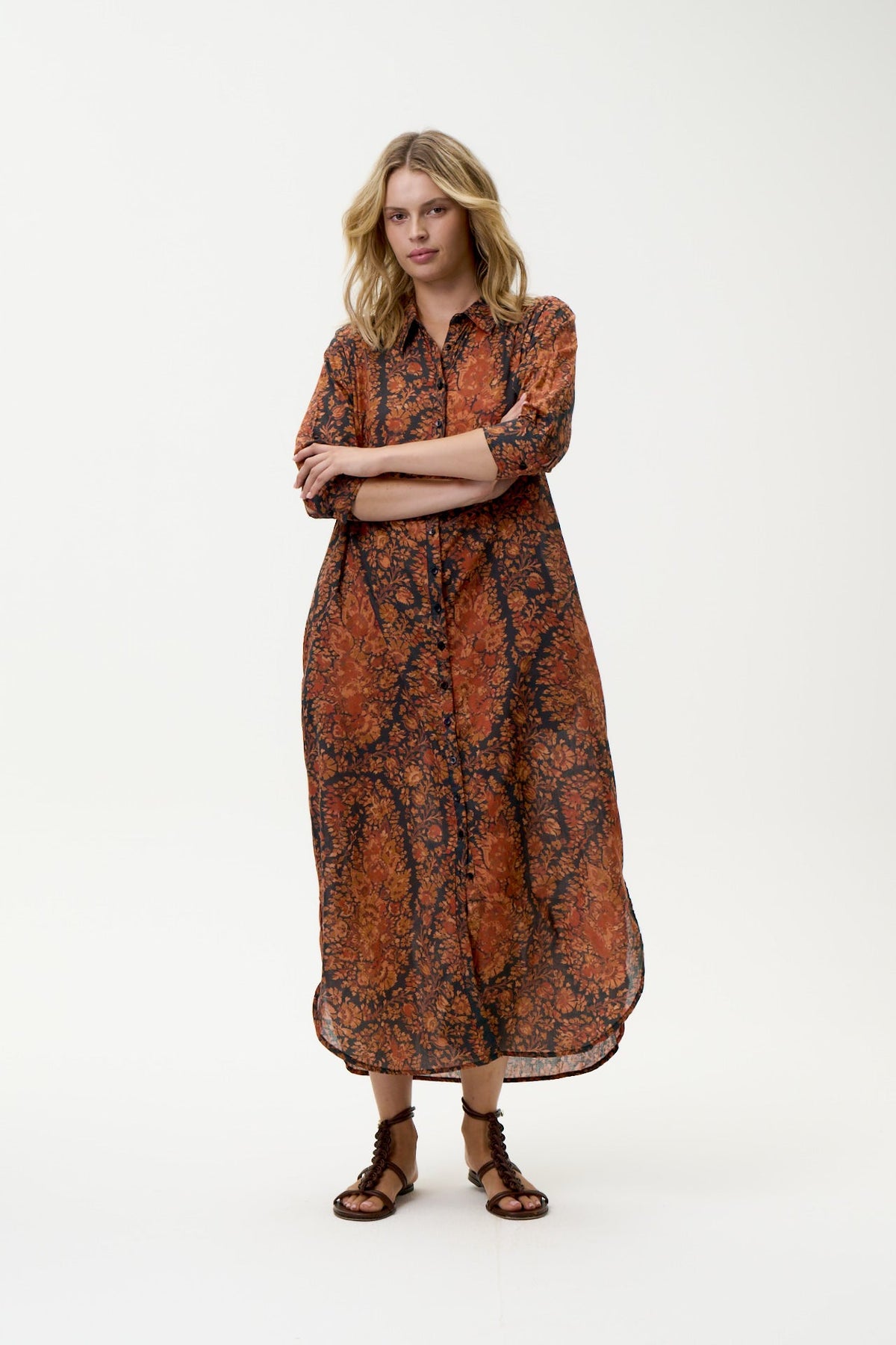 One Season - Daisy Salina Maxi Cotton - Topaz