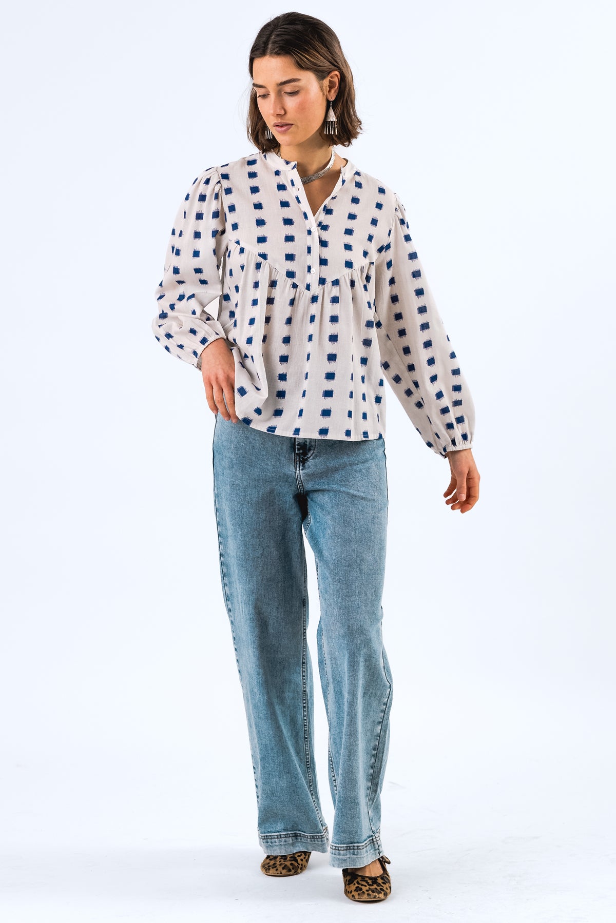 Lollys - SimaLL Shirt LS - Creme