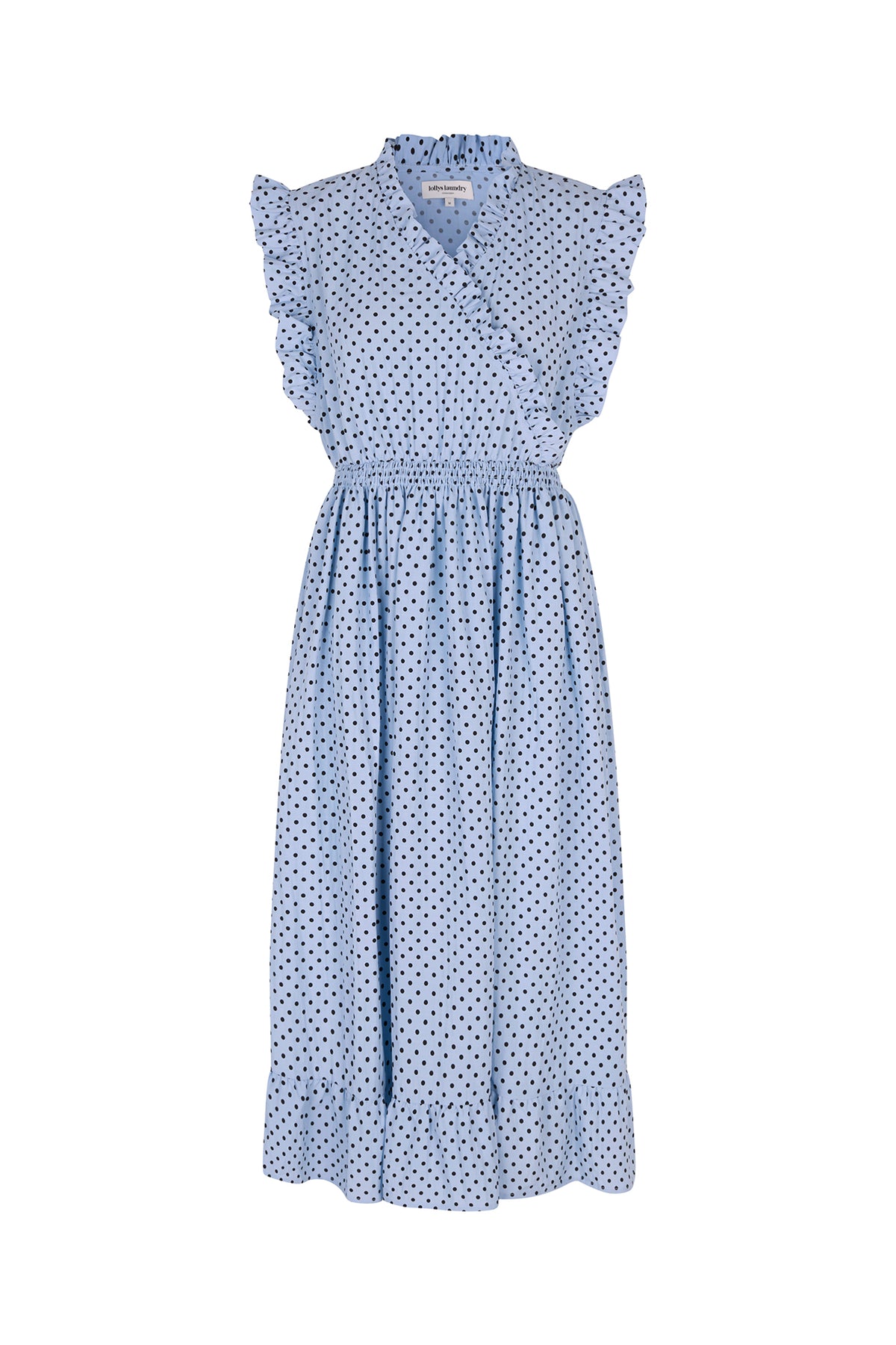 Lollys - IdinaLL Midi Dress SL - Light Blue