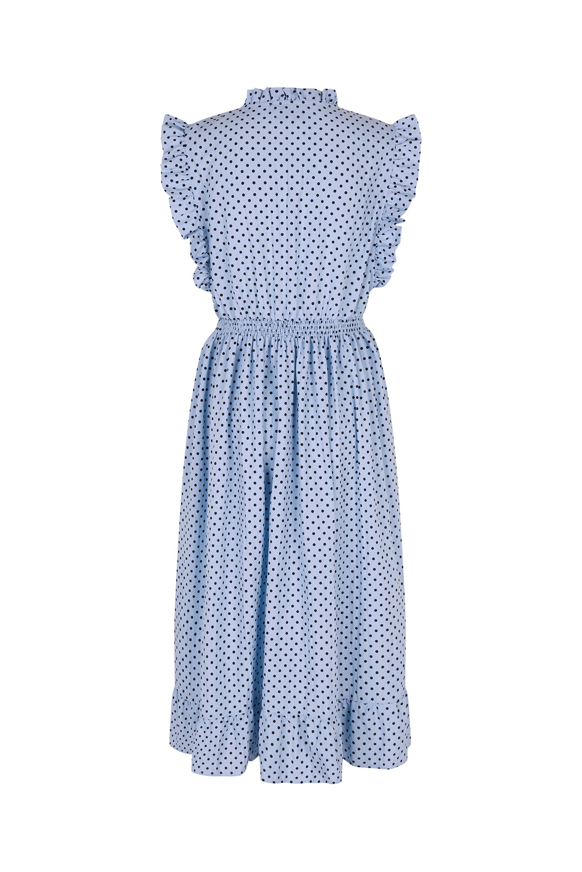 Lollys - IdinaLL Midi Dress SL - Light Blue