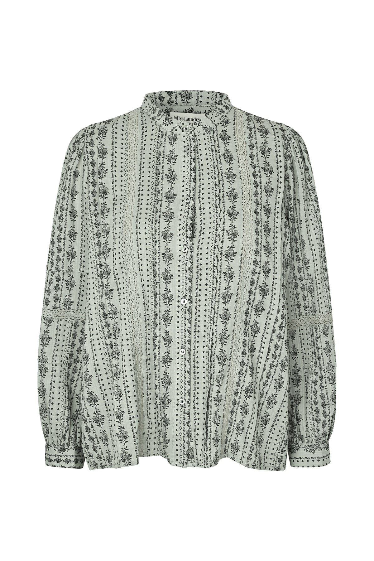 Lollys - PaulinaLL Shirt LS - Dusty Green