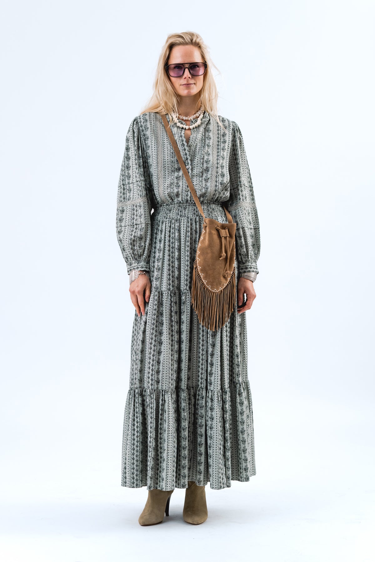 Lollys - PaulinaLL Shirt LS - Dusty Green