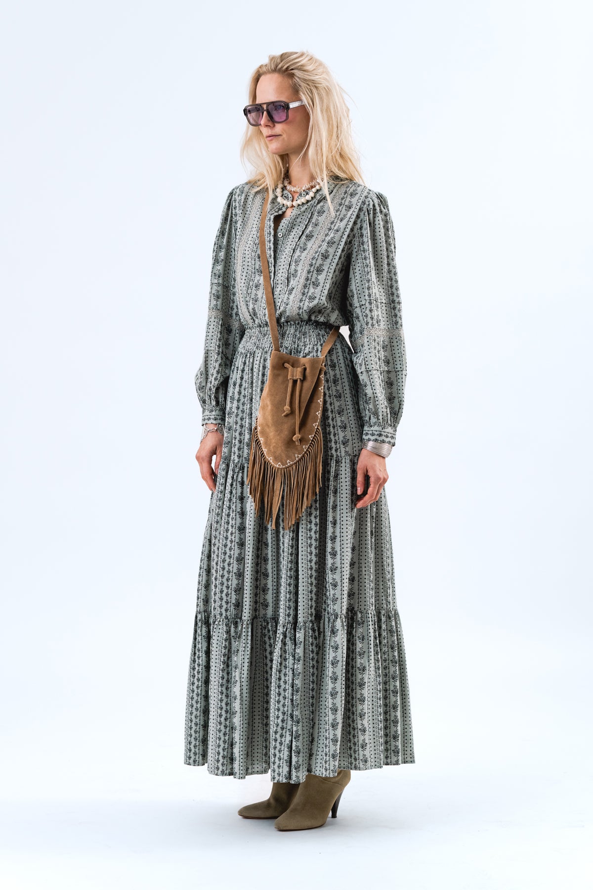 Lollys - PaulinaLL Shirt LS - Dusty Green
