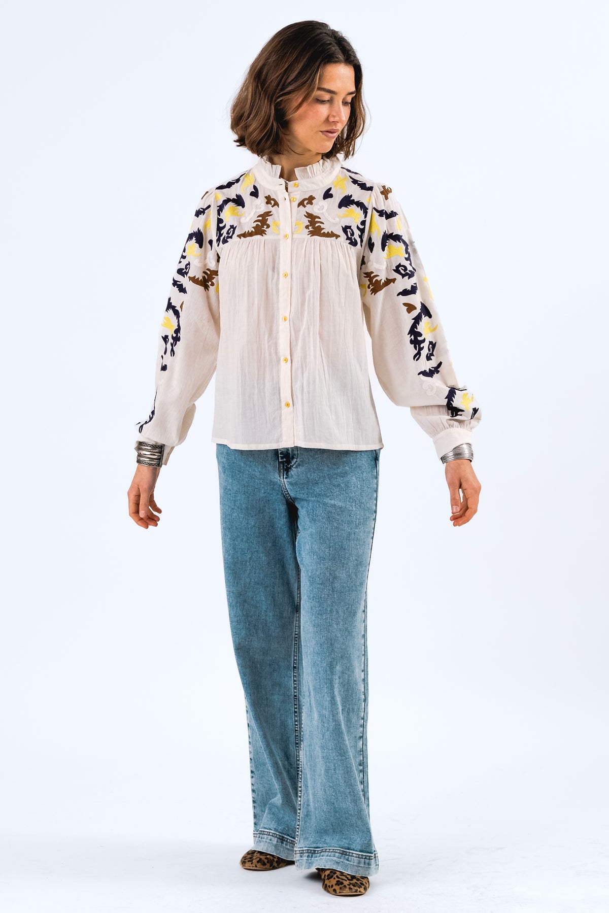 Lollys - FengaLL Shirt LS - White