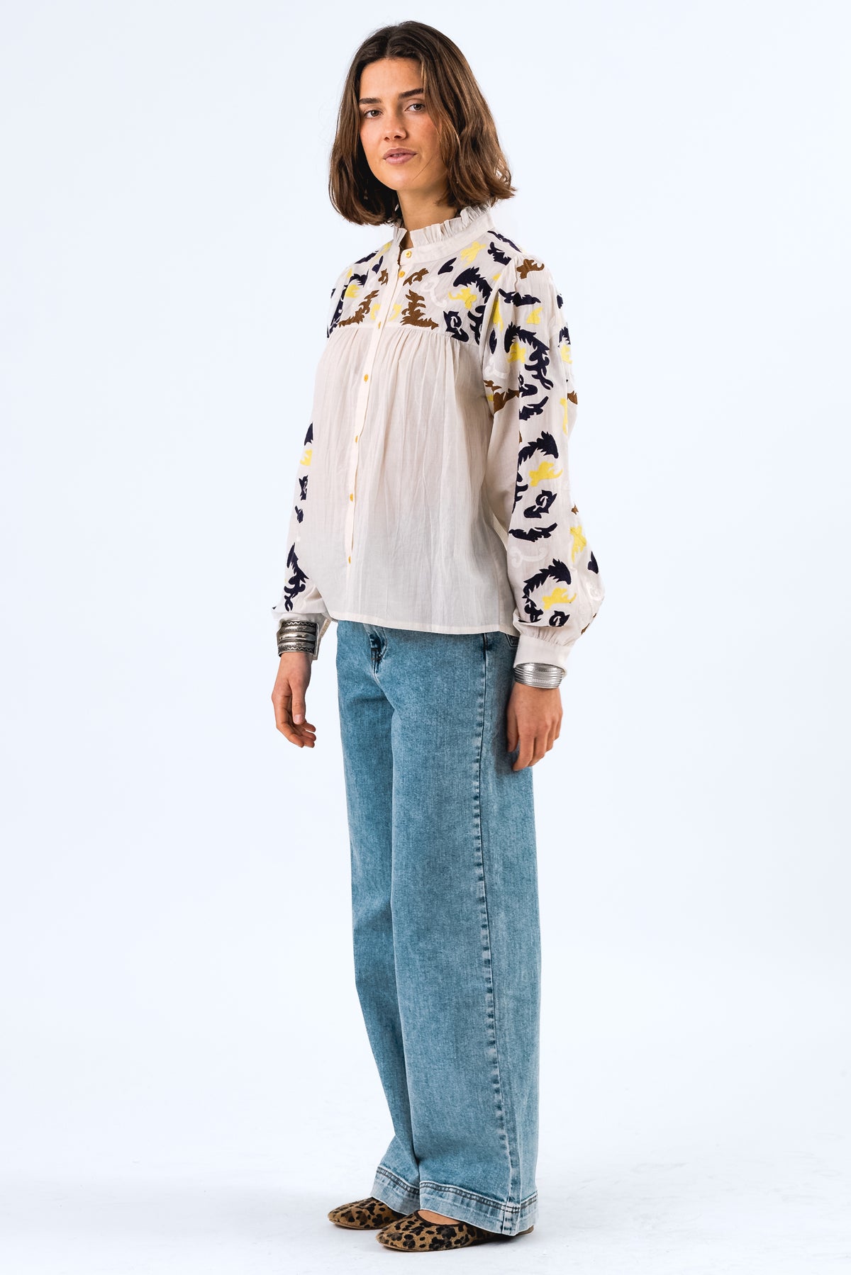 Lollys - FengaLL Shirt LS - White