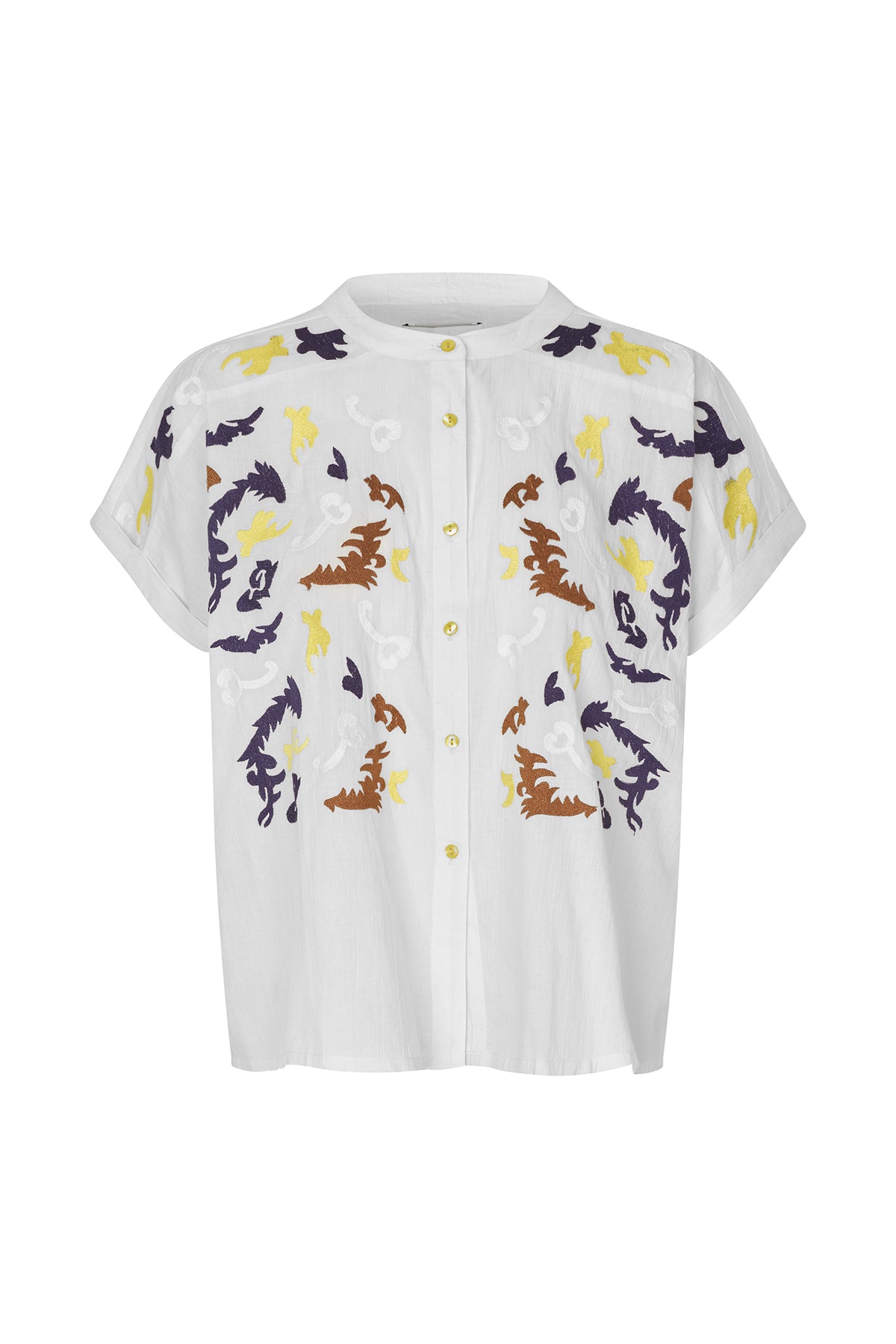 Lollys - MyaLL Shirt SS  - White