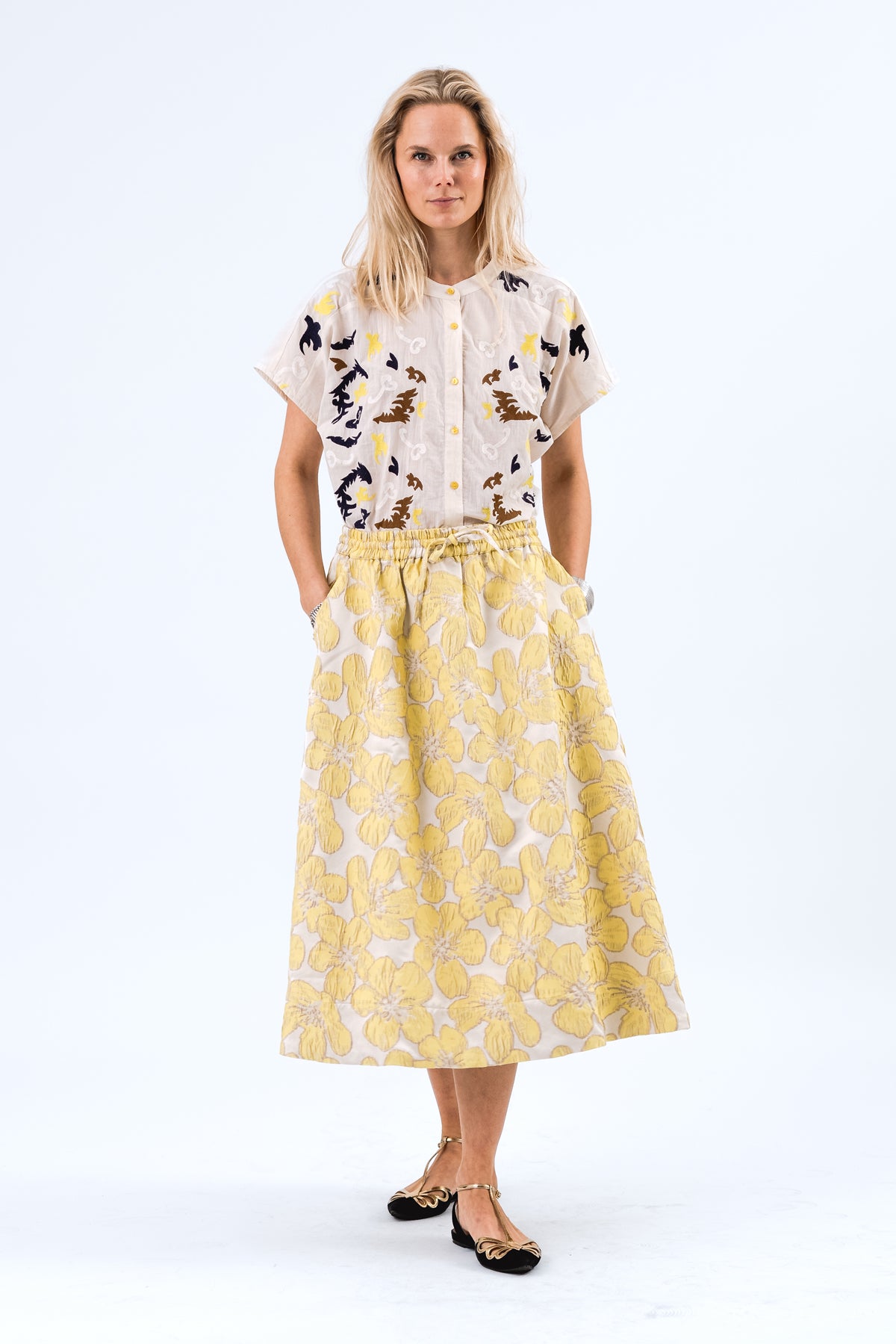 Lollys - MyaLL Shirt SS  - White